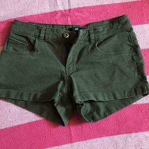 Olive Green Shorts